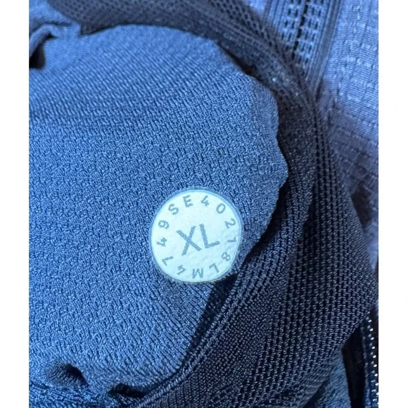 Lululemon Airing Easy Hoodie Jacket Mens‎ XL Breathable Blue Pockets Zip LM4749S - Picture 12 of 13